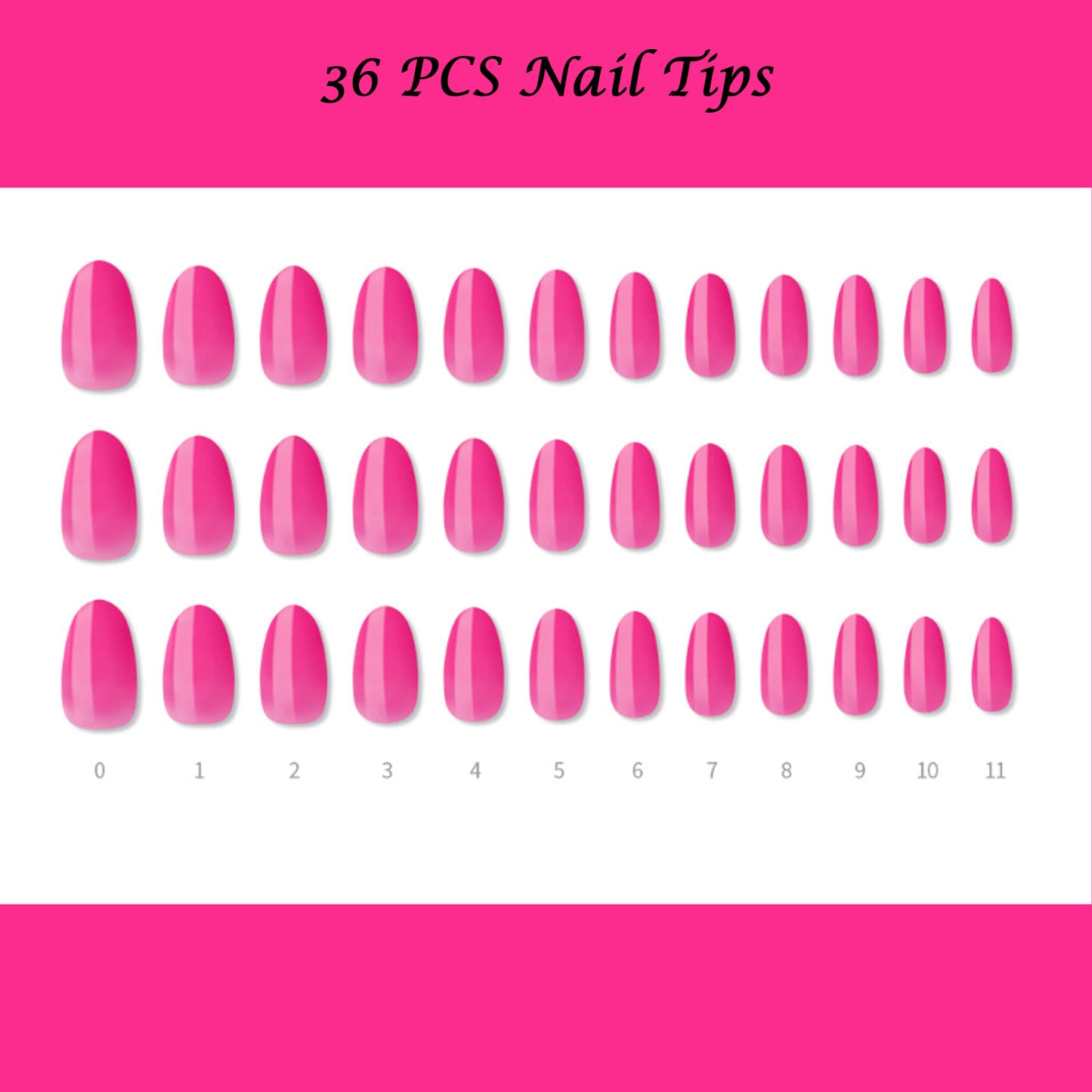 Muzmak (N Punch Pink Nail) 36pcs Nail Art Pattern Sticker Set Semicure Nail