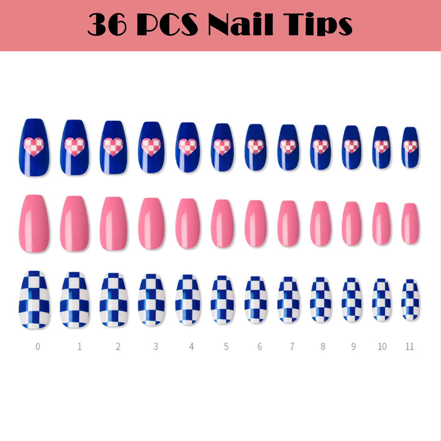 Muzmak (N Bubble Bubble Nail) 36pcs Nail Art Pattern Sticker Set Semicure Nail