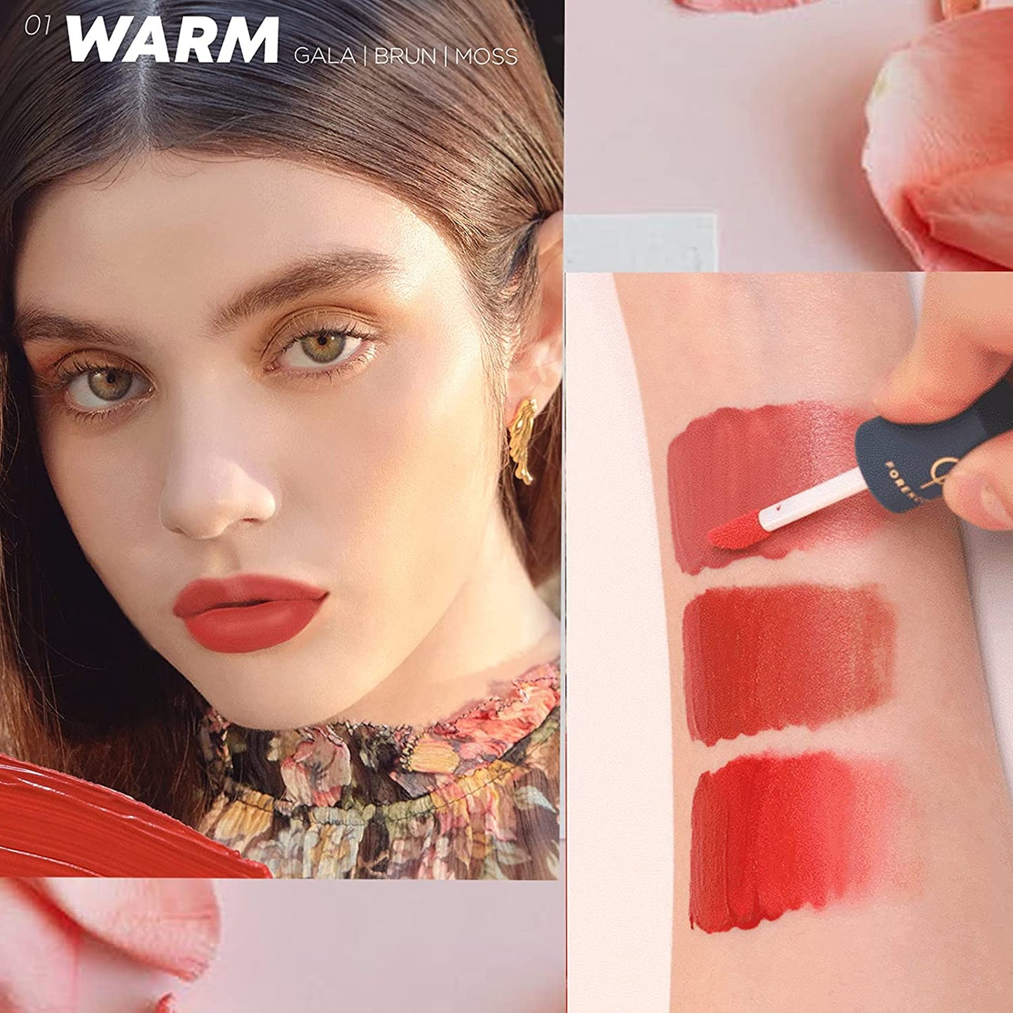 Forencos Mini Set Lip Tint Tattoo (Warm)