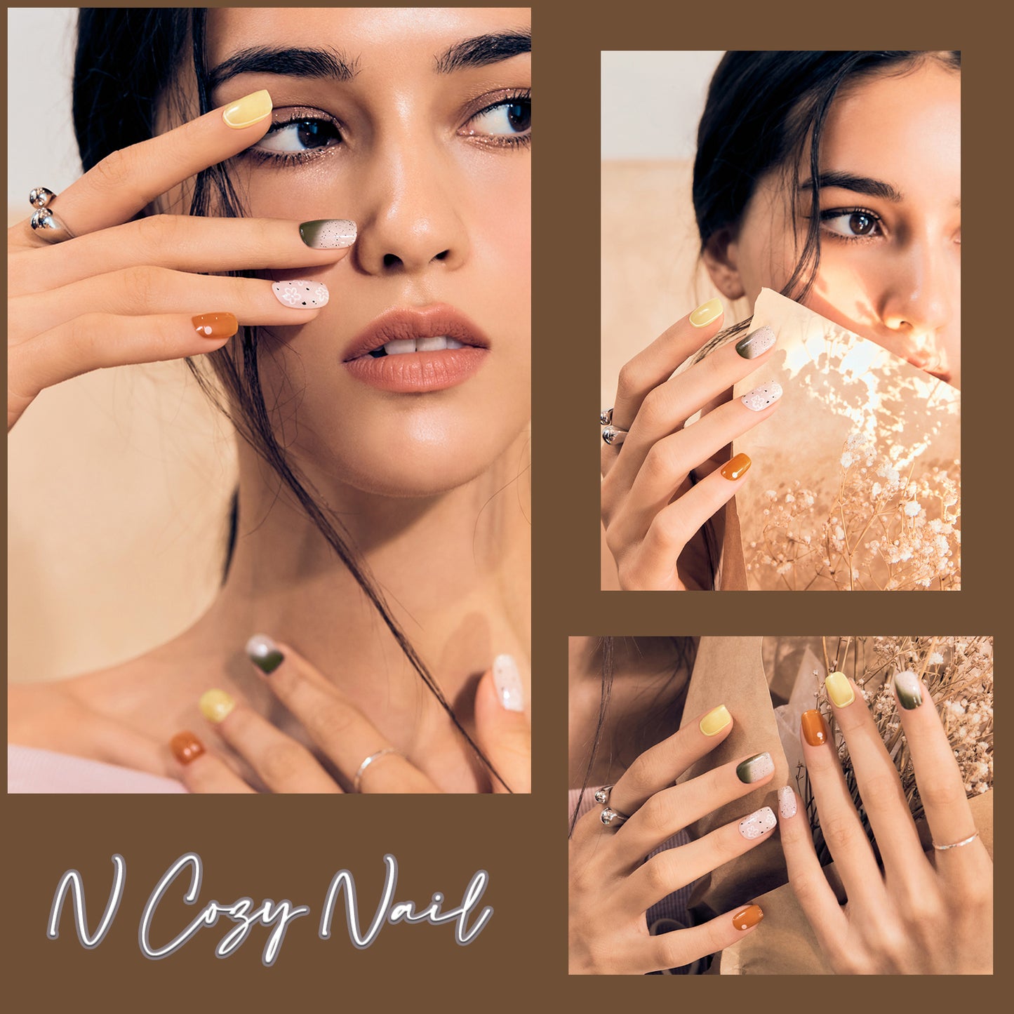 Ohora (N Cozy Nail) 30pcs 16 Basic 14 Point Nail Art Pattern