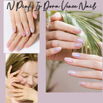 Ohora (N Pink Is Dora Vence Nail) 30pcs 16 Basic 14 Point Nail Art Pattern Sticker Set Semicure Nail