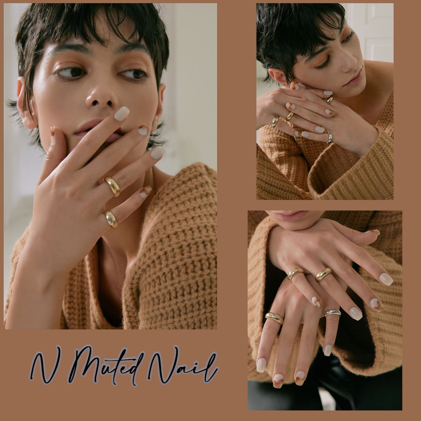 Ohora (N Muted Nail) 30pcs 16 Basic 14 Point Nail