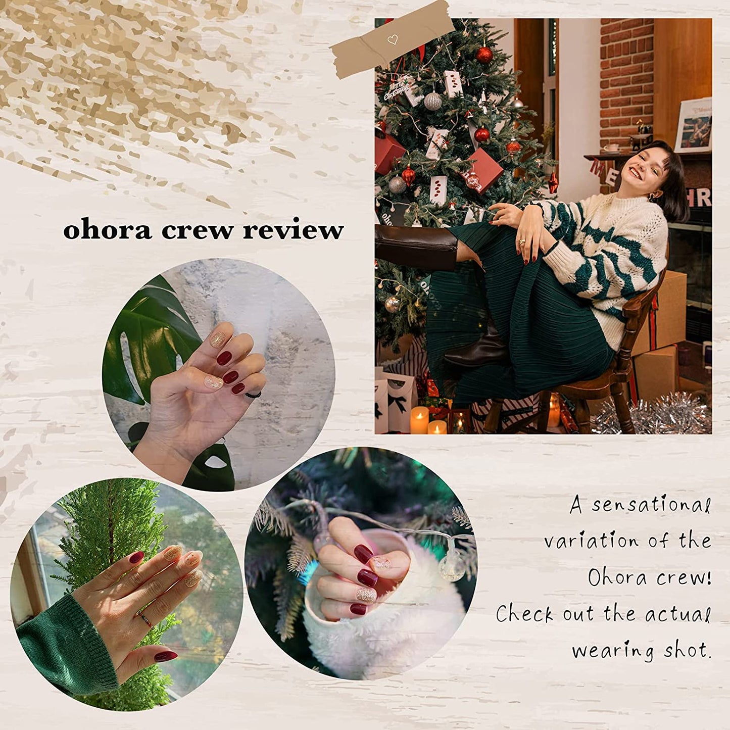Ohora (N Poinsettia Nails)