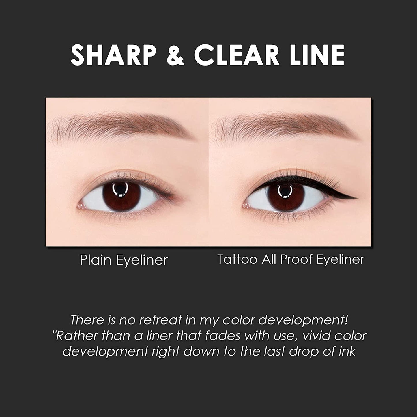 FORENCOS Tattoo All Proof Liquid Eyeliner 4 Types