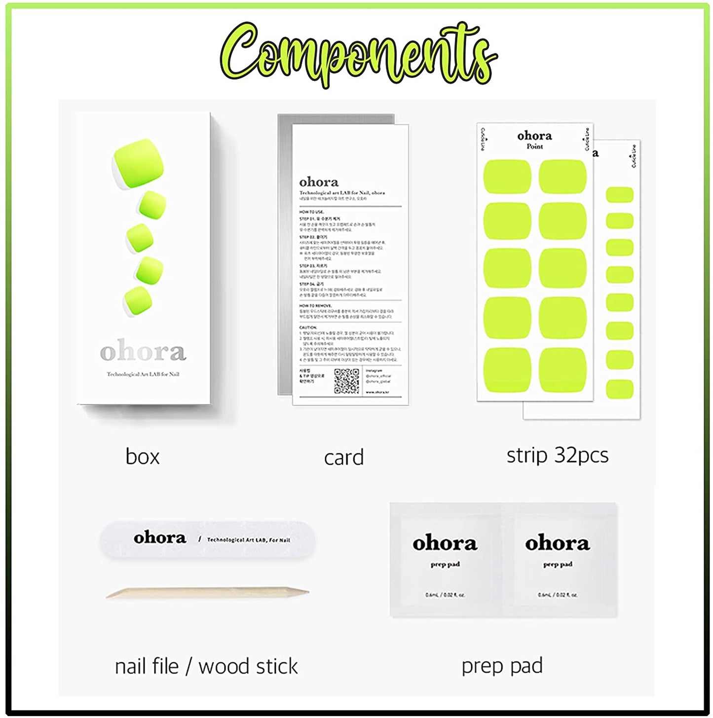 Ohora (P Neon Lime Pedi)