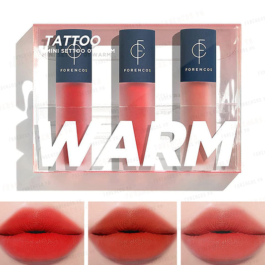 Forencos Mini Set Lip Tint Tattoo (Warm)