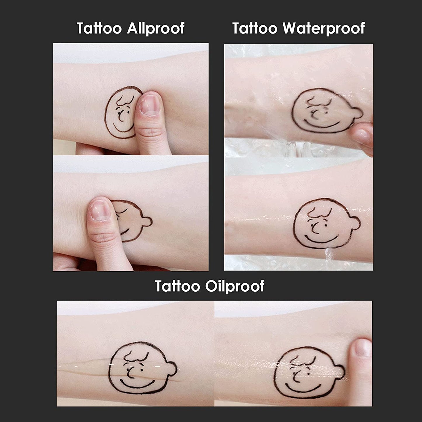 FORENCOS Tattoo All Proof Liquid Eyeliner 4 Types