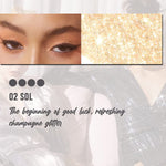 FORENCOS Metal Glitzy Glitter 5 Stunning Shades