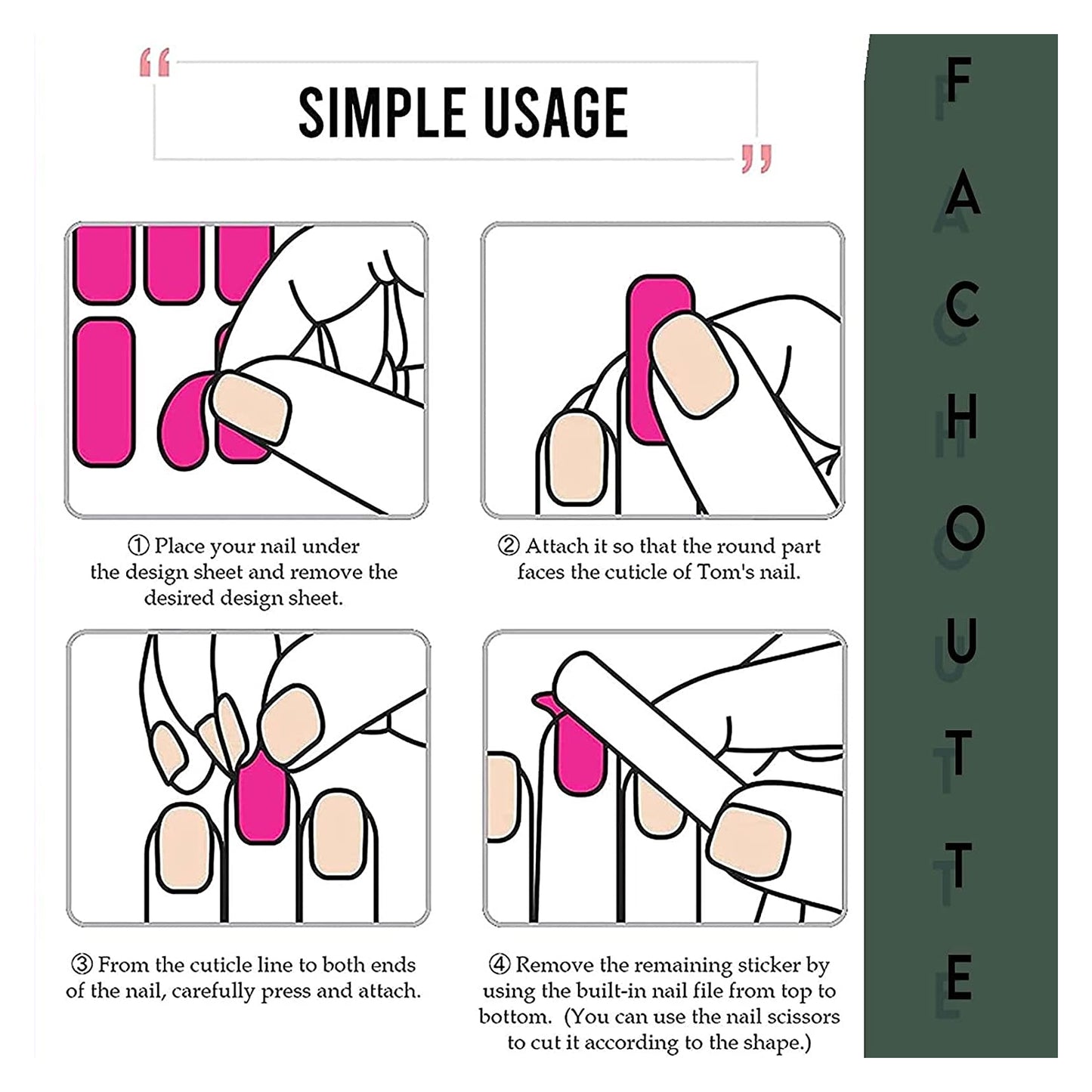 [FACHOUETTE] Pedi (Gel Style_005)