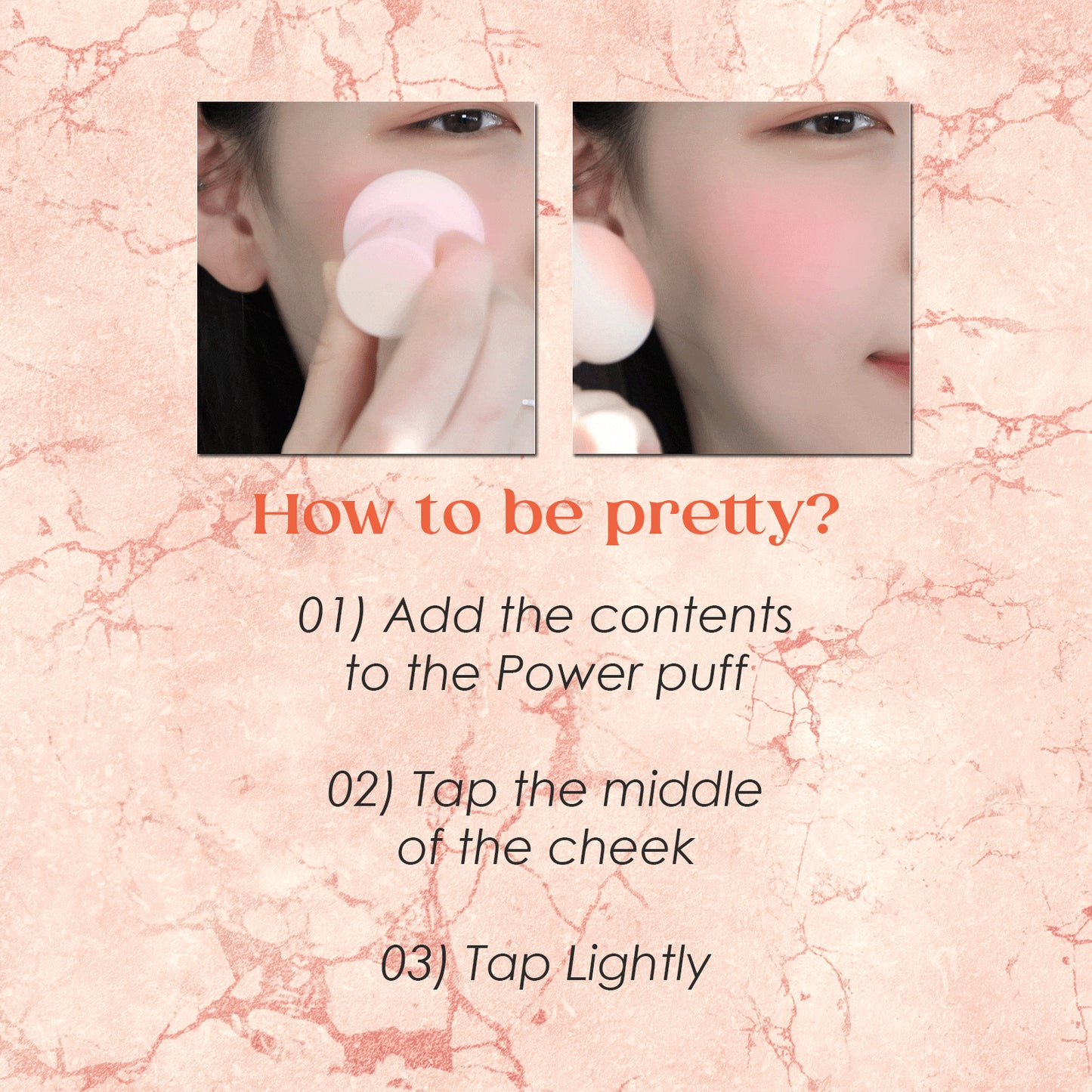 Forencos Floor Blusher Pastel Color Powder Cheek Blush 2 Types
