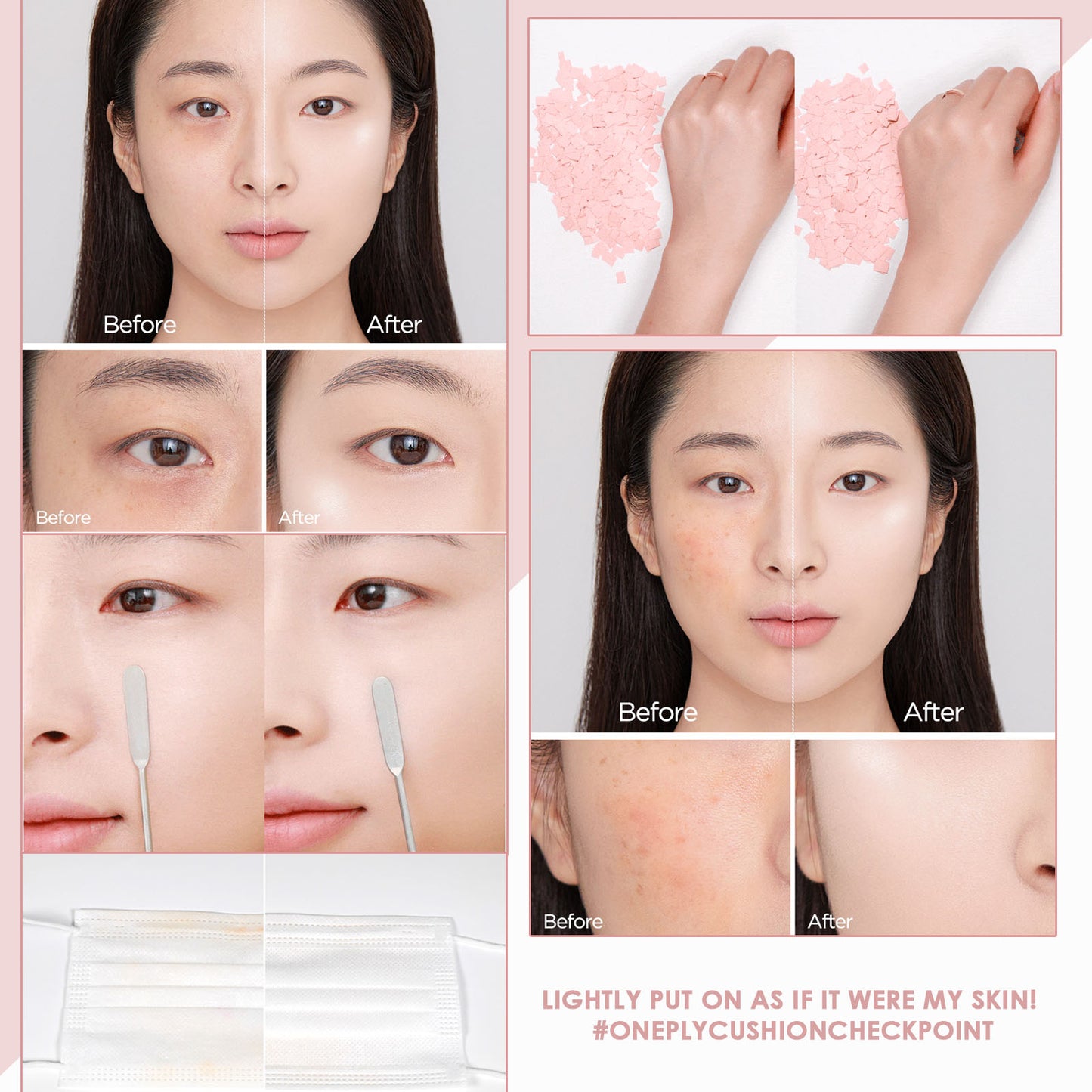 FORENCOS Bare Fit Lasting Cushion Set