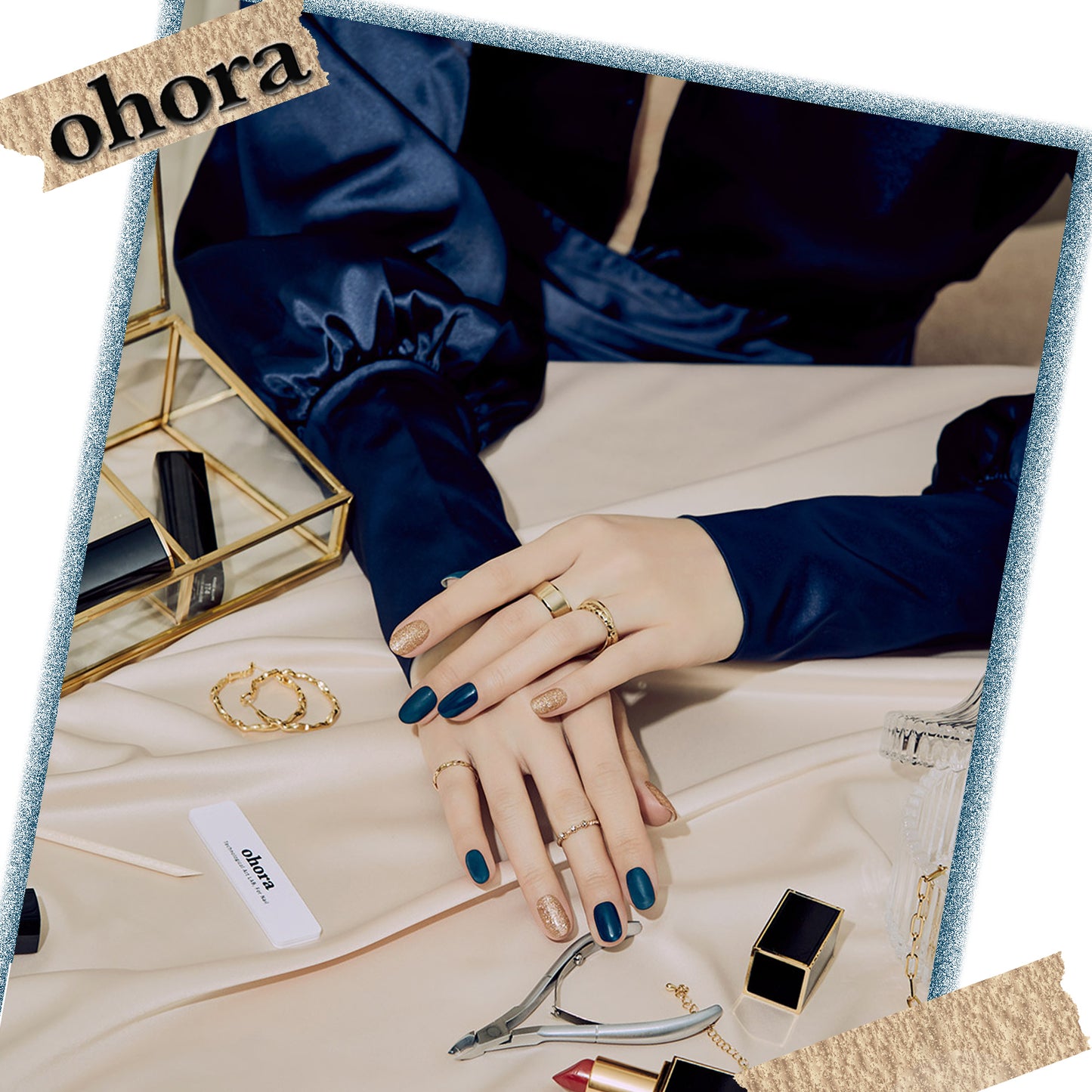 Ohora (N Cerulean Navy Nail)