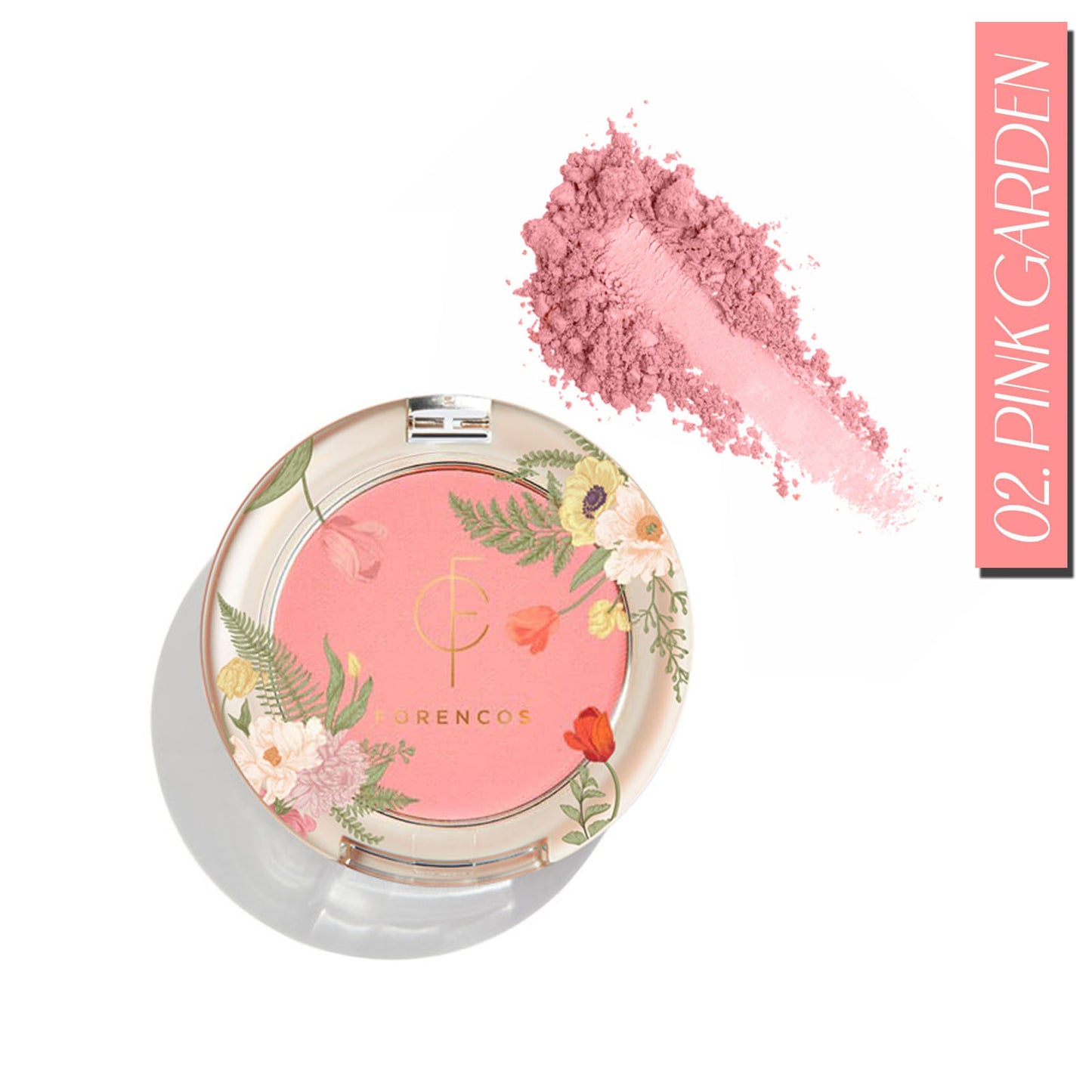 Forencos Floor Blusher Pastel Color Powder Cheek Blush 2 Types