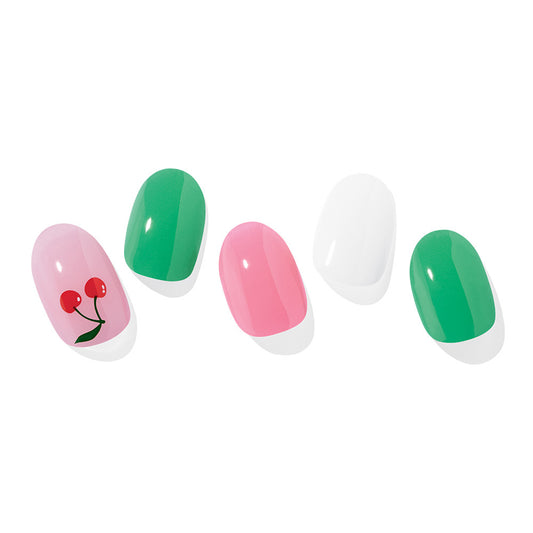Ohora (N Cherrys  Nail) 30pcs 16 Basic 14 Point Nail Art Pattern Sticker Set Semicure Nail