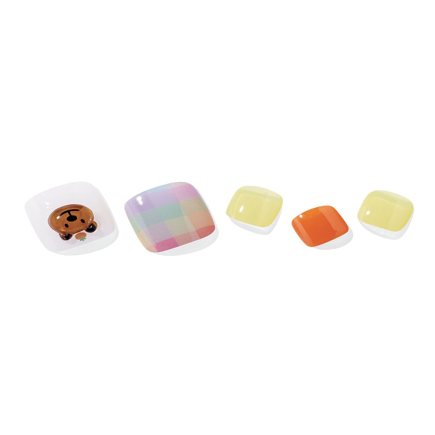 Ohora (P Teddy Bear Orange Check Pedi)