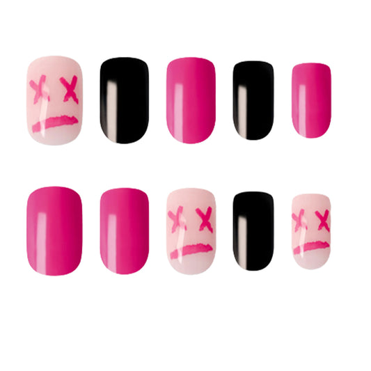 Muzmak ((Regular Square) N Hot Painting Nail) 36pcs Nail Art Pattern Sticker Set Semicure Nail