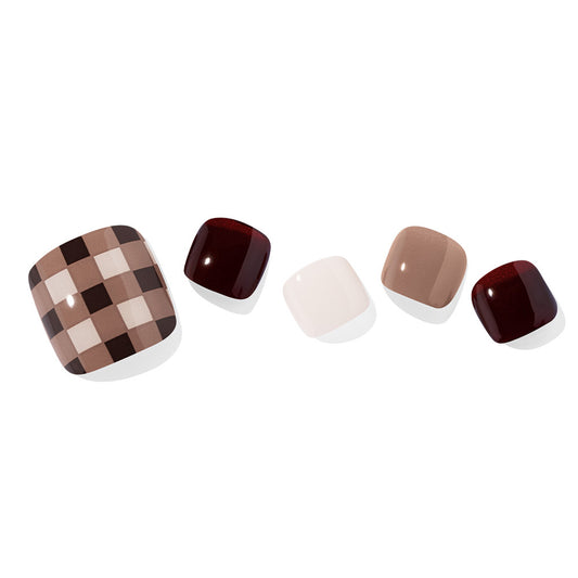 Ohora (P Mocha Pedi) 32pcs 22 Basic 10 Point Nail Art Pattern Sticker Nail Gel Set Pedicure