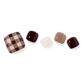 Ohora (P Mocha Pedi) 32pcs 22 Basic 10 Point Nail Art Pattern Sticker Nail Gel Set Pedicure