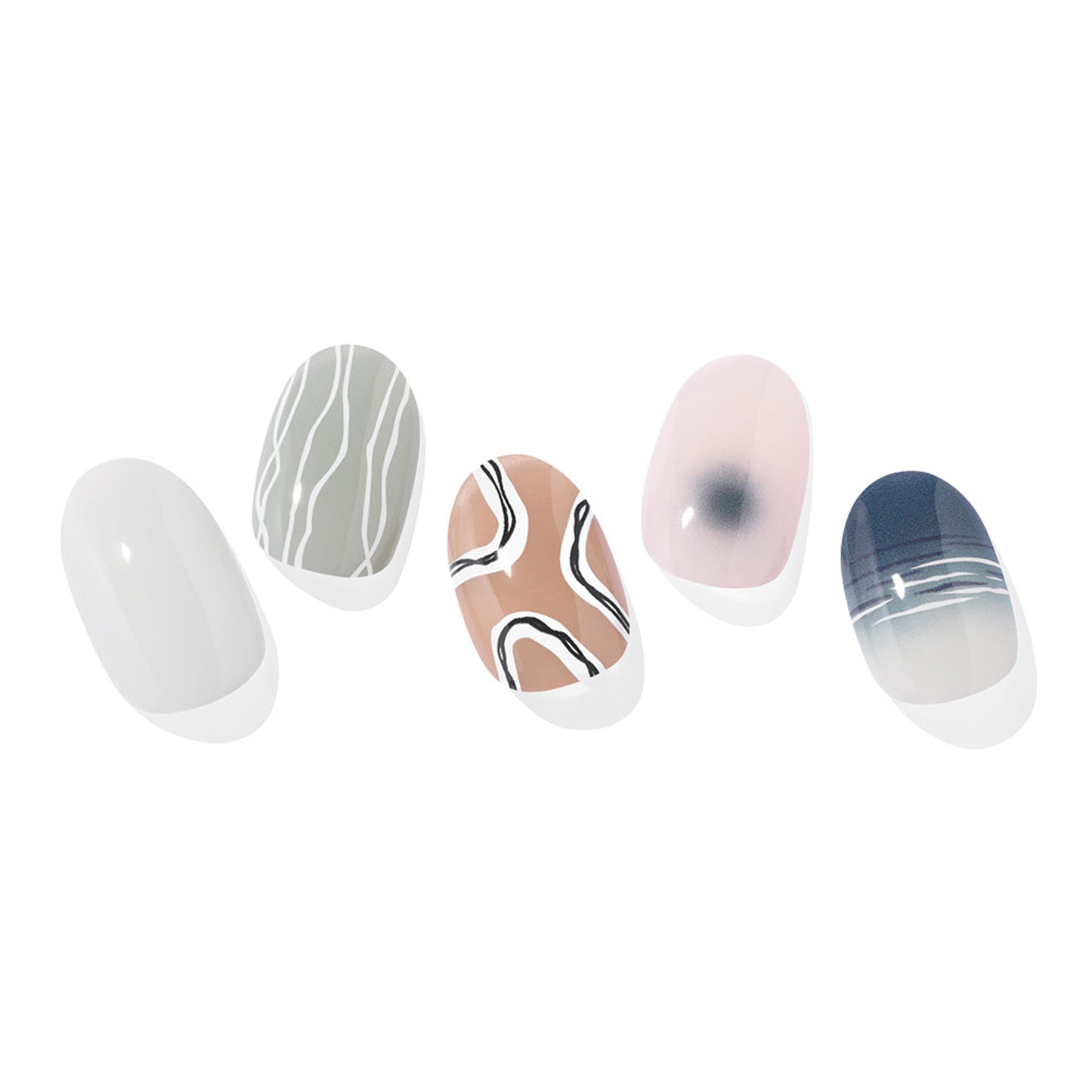 Ohora (N Weaving Nail) 30pcs 16 Basic 14 Point Nail Art Pattern