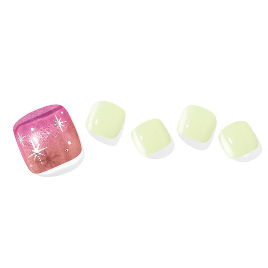 Ohora (P Kalista Pedi) 32pcs 22 Basic 10 Point Nail Art Pattern Sticker Nail Gel Set Pedicure