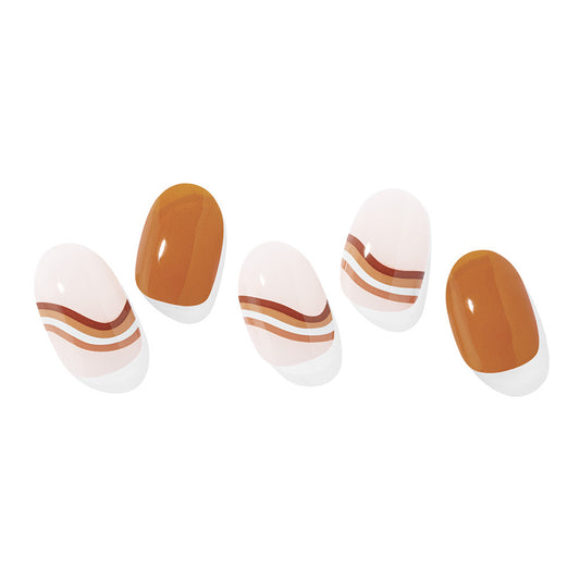 Ohora (N Solar  Nail) 30pcs 16 Basic 14 Point Nail Art Pattern Sticker Set Semicure Nail