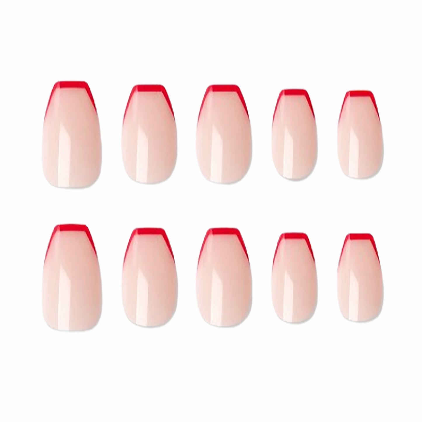Muzmak (N Red Stiletto (Coffin) Nail) 36pcs Nail Art Pattern Sticker Set Semicure Nail