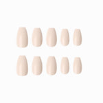 Muzmak (N Nude Beige Nail) 36pcs Nail Art Pattern Sticker Set Semicure Nail