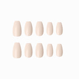 Muzmak (N Nude Beige Nail) 36pcs Nail Art Pattern Sticker Set Semicure Nail