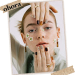 Ohora (N Brown Terrazzo Nails)